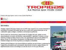 Tablet Screenshot of grupotropigas.com